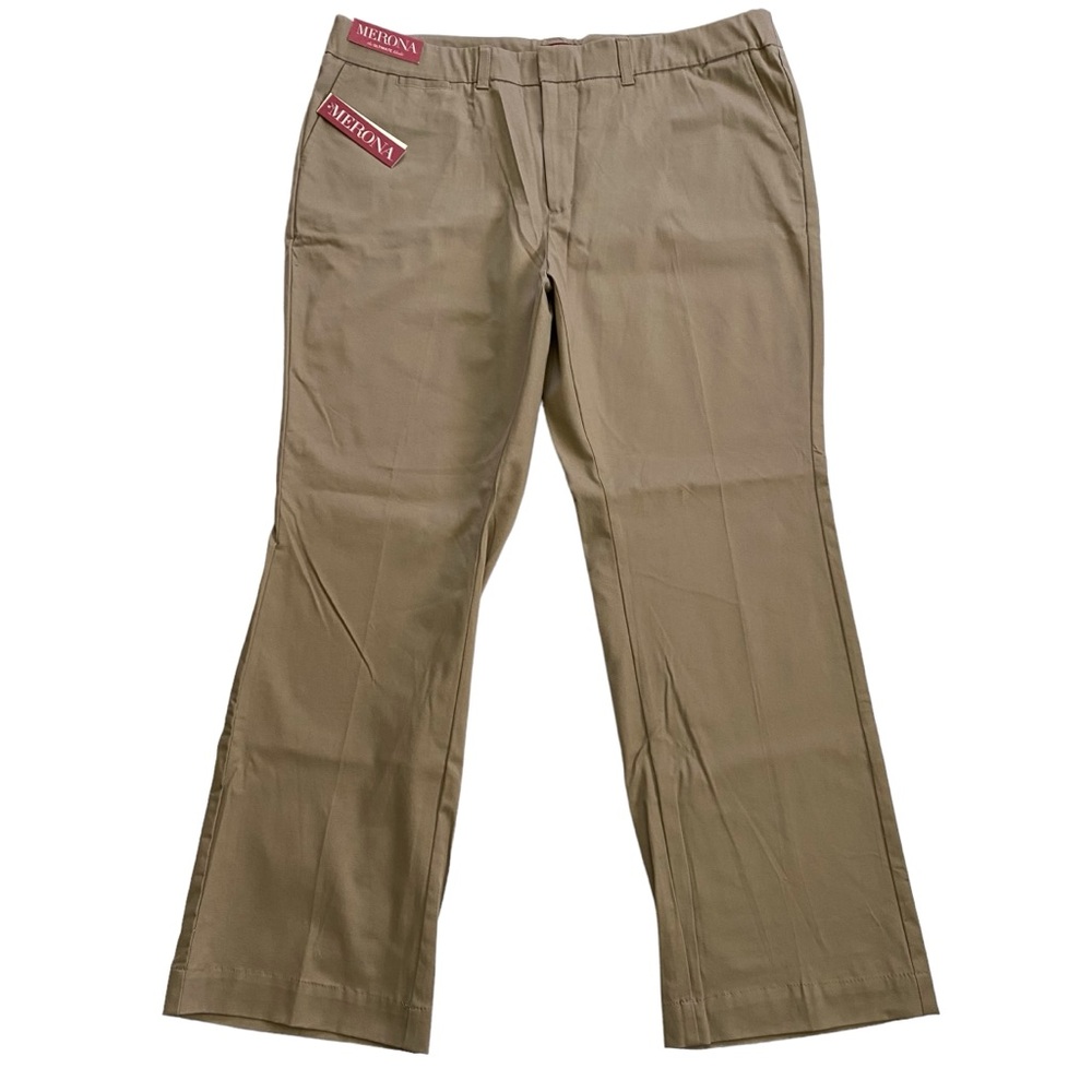 NWT Merona Stretch The Ultimate Khaki Comfort Waist Pants Women’s Plus Size 20W